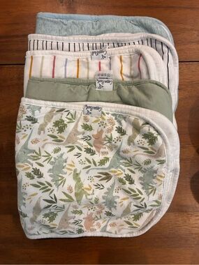 Copper Pearl Burp Cloth Set